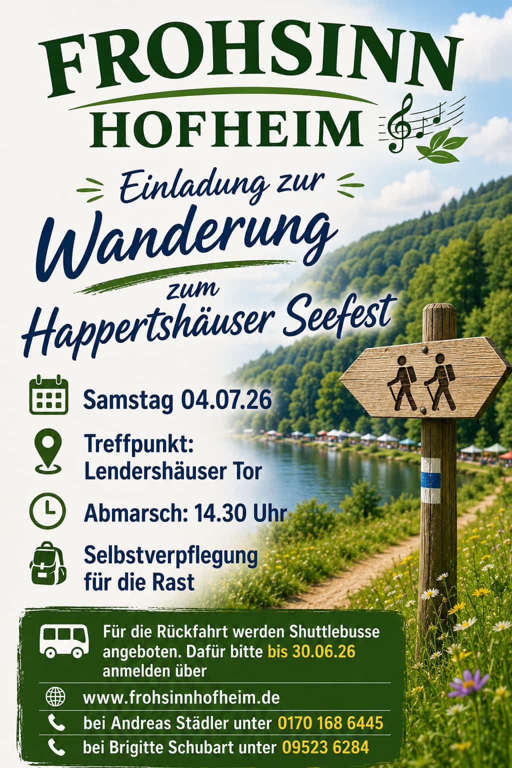 Wanderung nach Happertshausen Wanderung nach Happertshausen